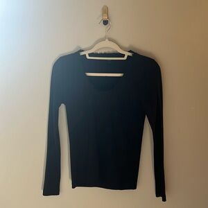 Black long sleeve J. Crew Blouse